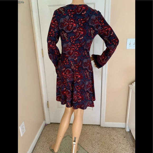 American Eagle Outfitters Paisley High Low Mini Dress size SP - Picture 3 of 10